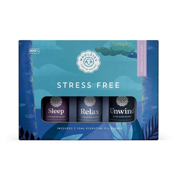 NEW Woolzies Stress free 100% Pure Quality Essential Oil blends 3 Pc Pack 10ml - Picture 3 of 3